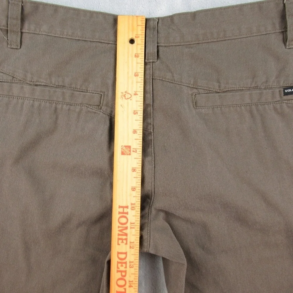 Volcom Mens A1131351 Frickin Modern Stretch Chino Pants Brown Size 32 - Picture 8 of 12